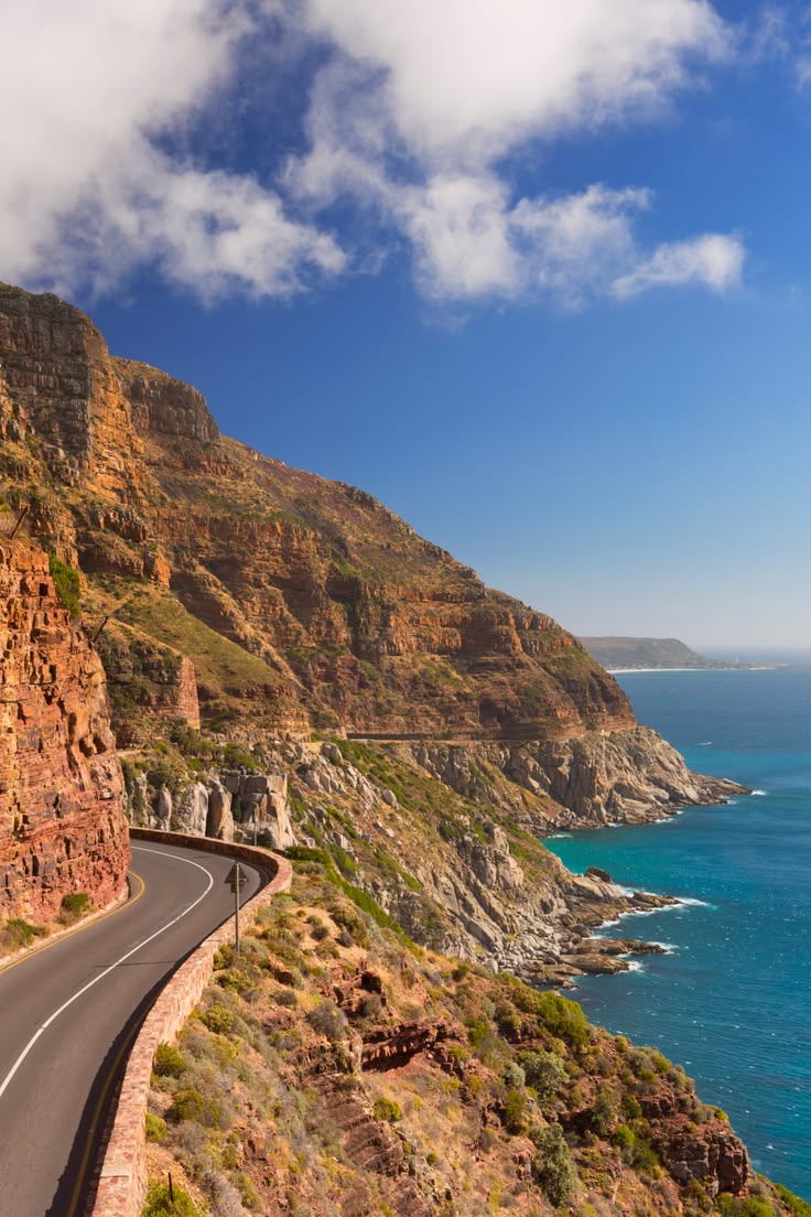 Scenic landscape along the Cape Peninsula